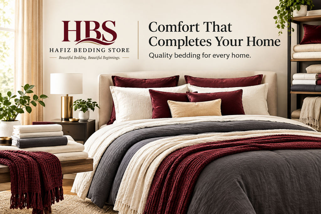Light Pink Floral BM 6 PCs Comforter Set