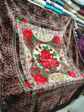 4 PCs Blanket Set Dark Brown