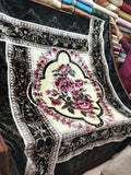 4 PCs Blanket Set Black