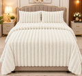 White Plain Fleece 4 PCs Set