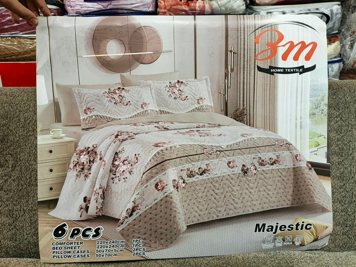 Skin mouse Floral BM 6 PCs Comforter Set