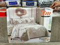 Dark Skin Floral BM 6 PCs Comforter Set