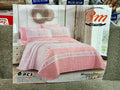 Light Pink Floral BM 6 PCs Comforter Set